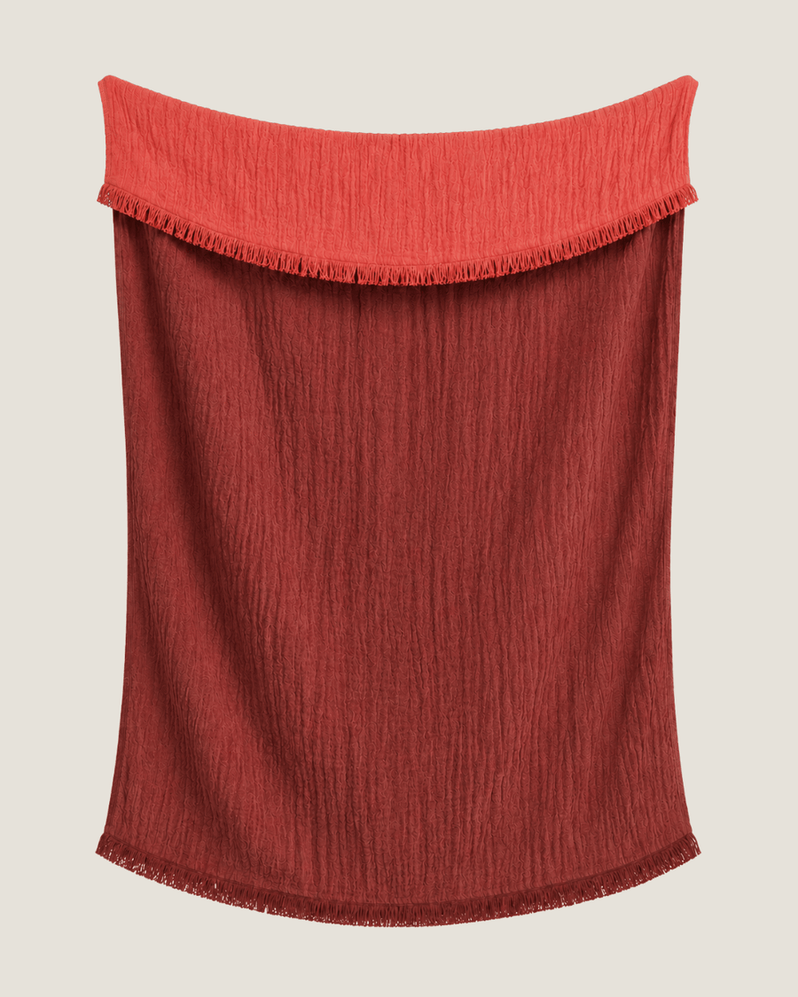 Terraverse Reversible Throw Terracotta Blush