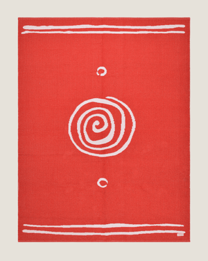 Earthen 100% Organic Cotton Rug - Earth Red