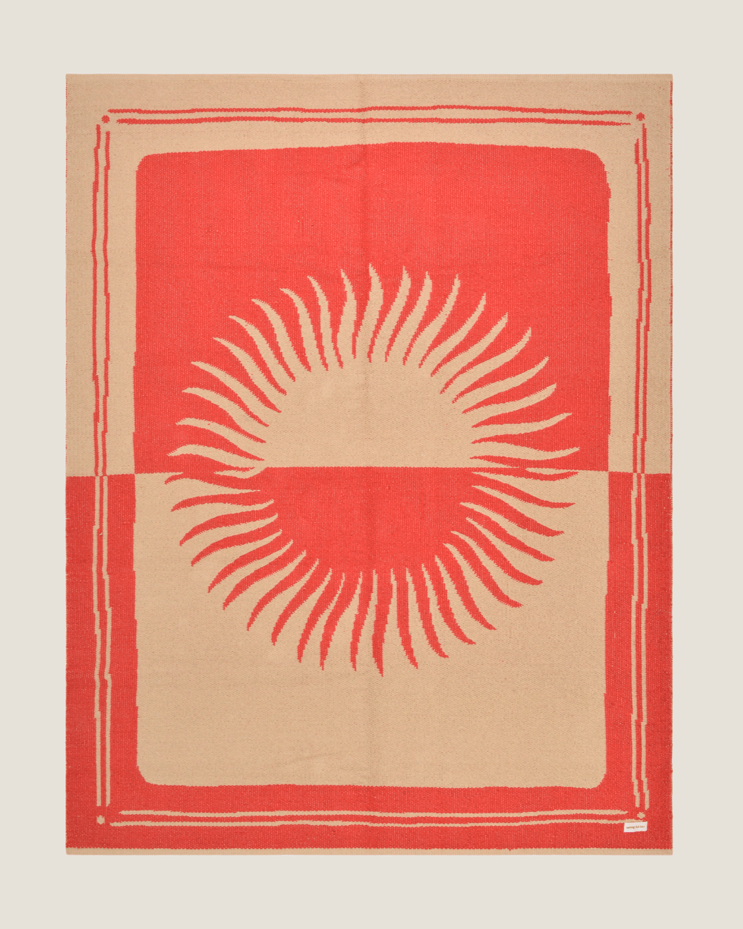 Sunset Orange blanket