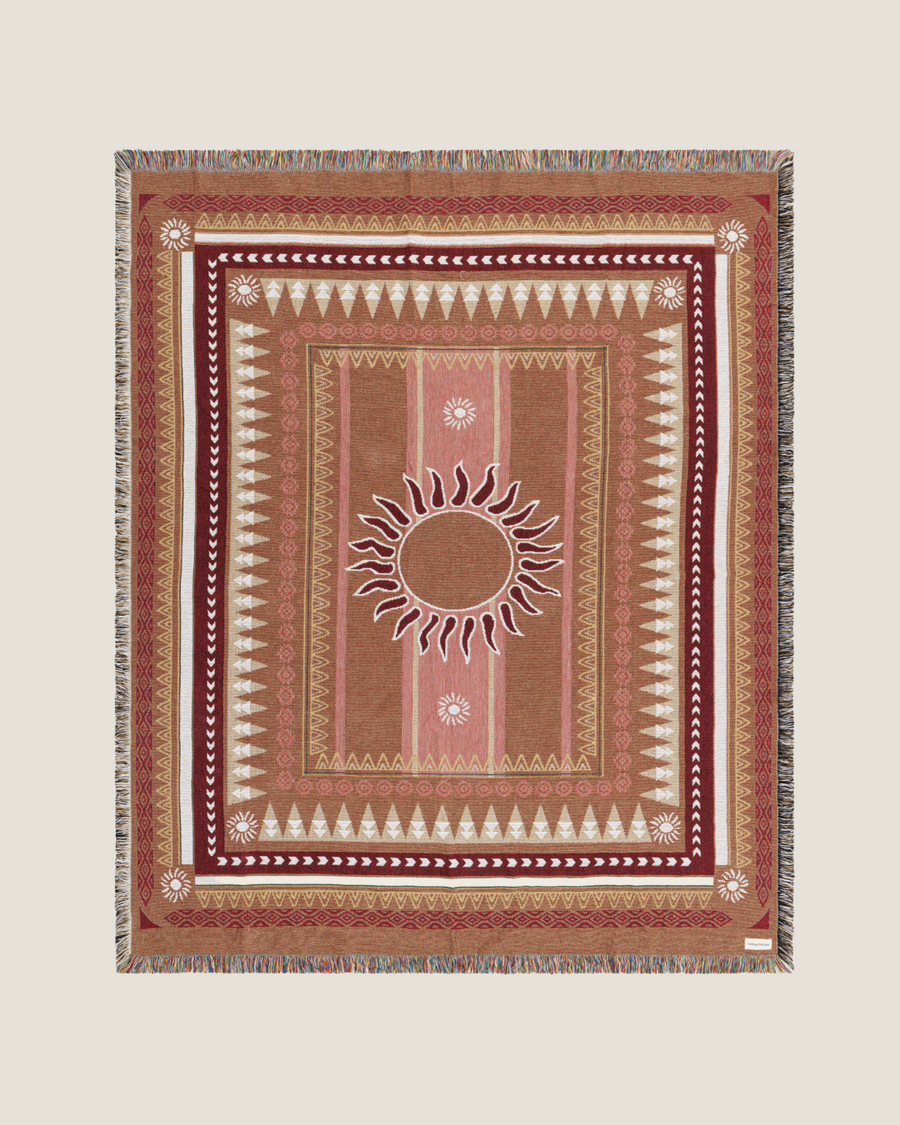 Sunset Mocha blanket