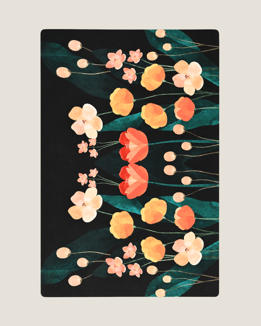 Midnight Garden Sarong