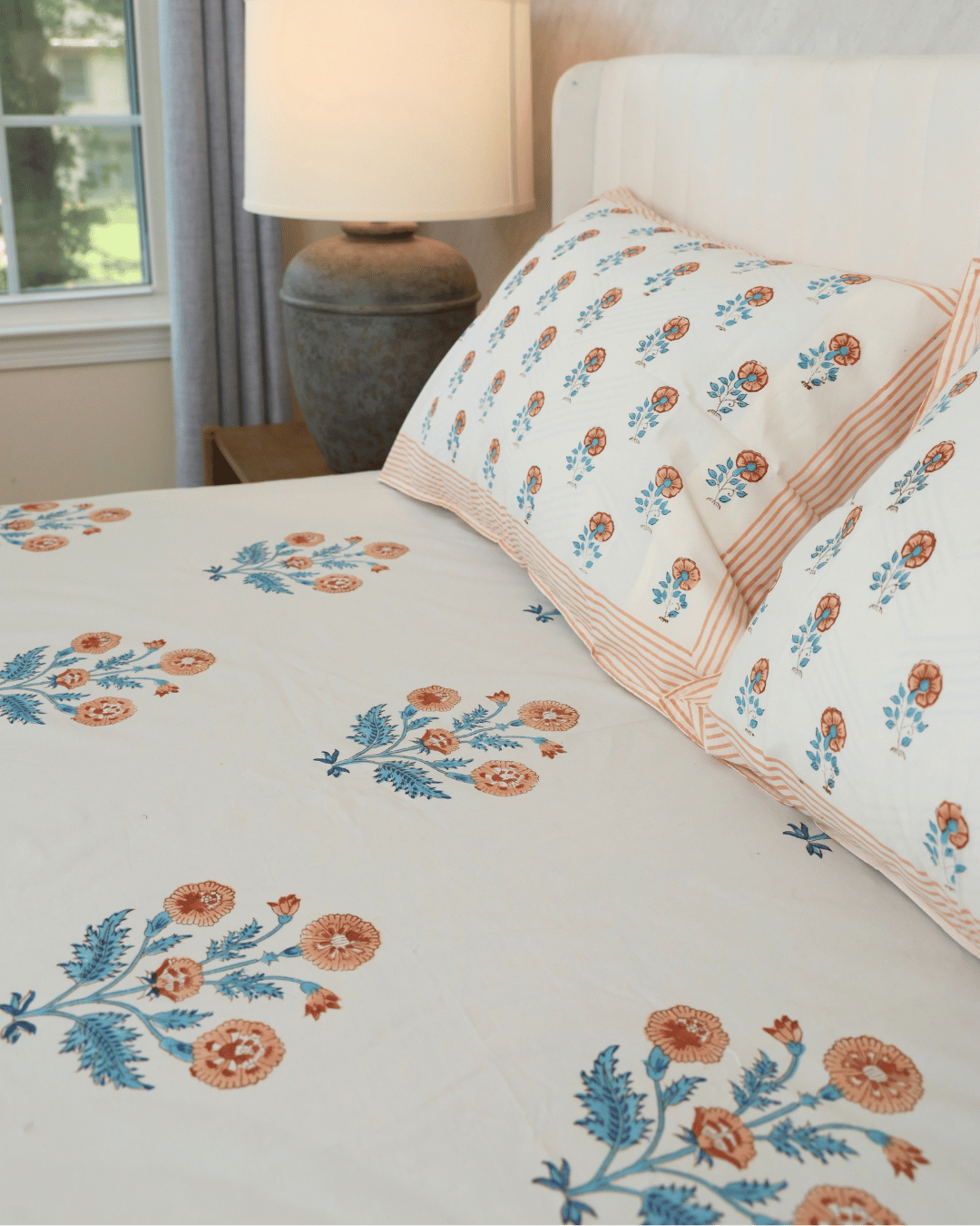 Indigo Marigold Jaipur Sheet Set