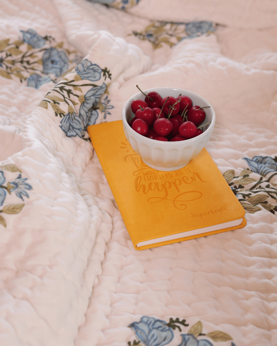 Blue Botanical Jaipur Quilt+Sham Cover Set