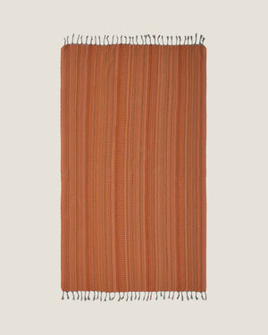 Organic Cotton Turkish Towel Terracotta Drift
