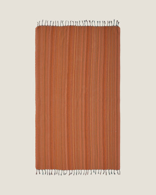 Organic Cotton Turkish Towel Terracotta Drift