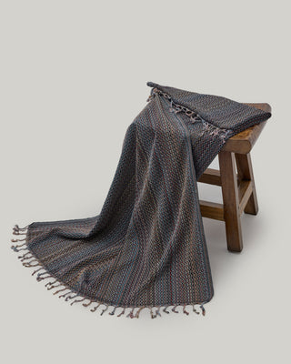 Organic Cotton Turkish Towel Midnight Mosaic