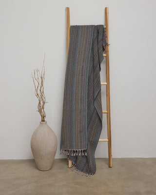 Organic Cotton Turkish Towel Midnight Mosaic