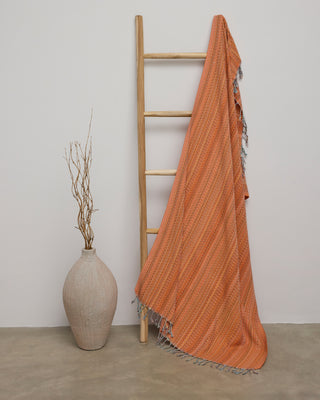 Organic Cotton Turkish Towel Terracotta Drift