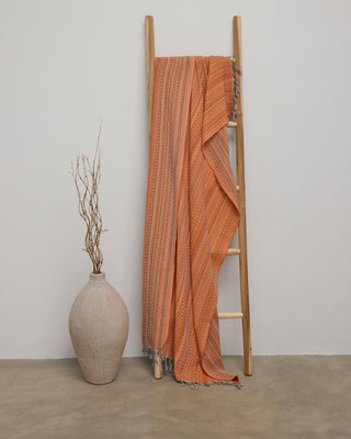 Organic Cotton Turkish Towel Terracotta Drift