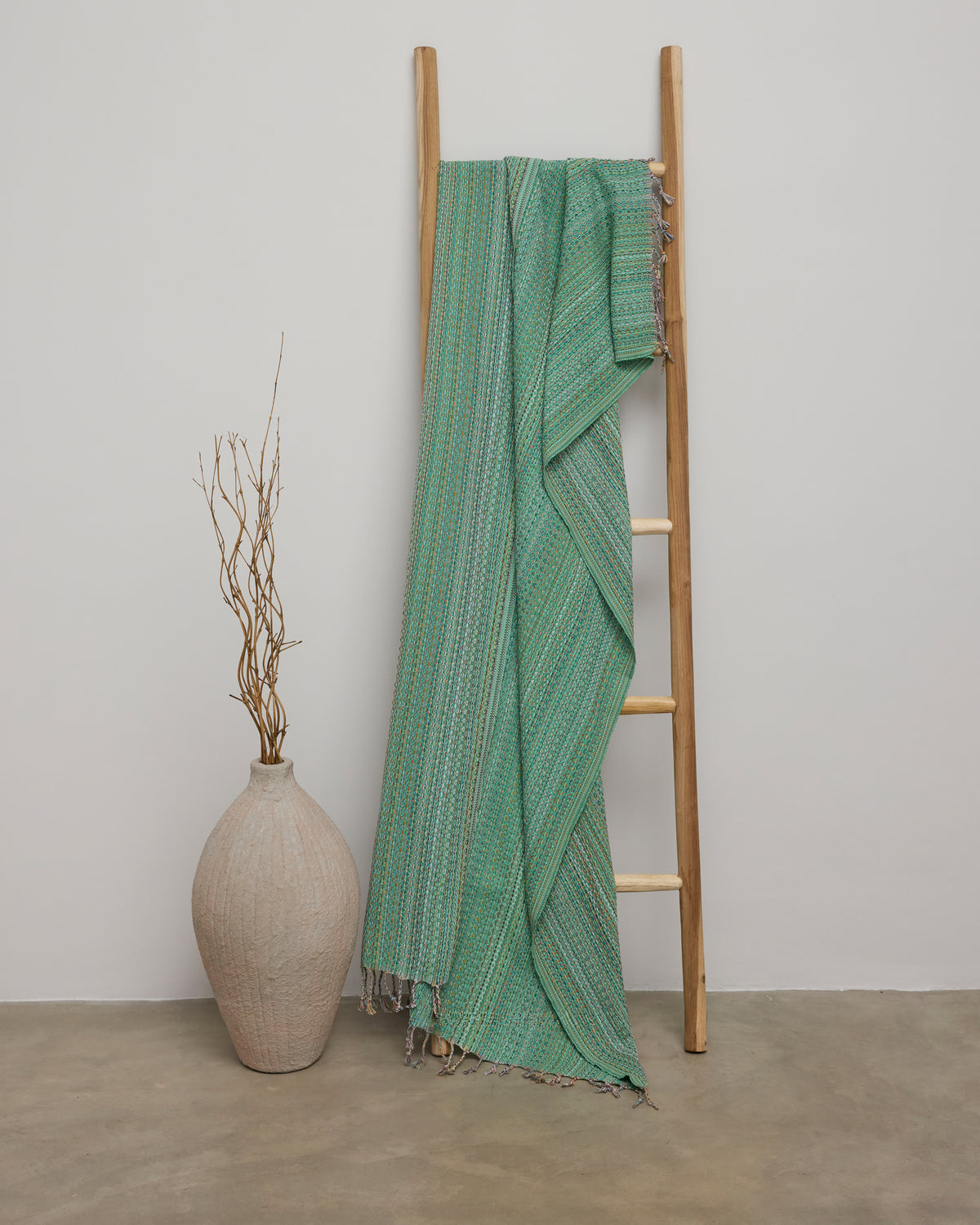 Organic Cotton Turkish Towel Coastal Sage