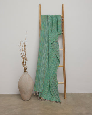 Organic Cotton Turkish Towel Coastal Sage