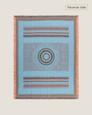 Orange Henna Blanket - naming this later