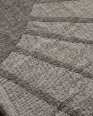 Organic Cotton Turkish Jacquard Towel - Stone Horizon