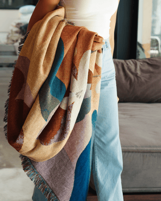 Golden Bloom blanket