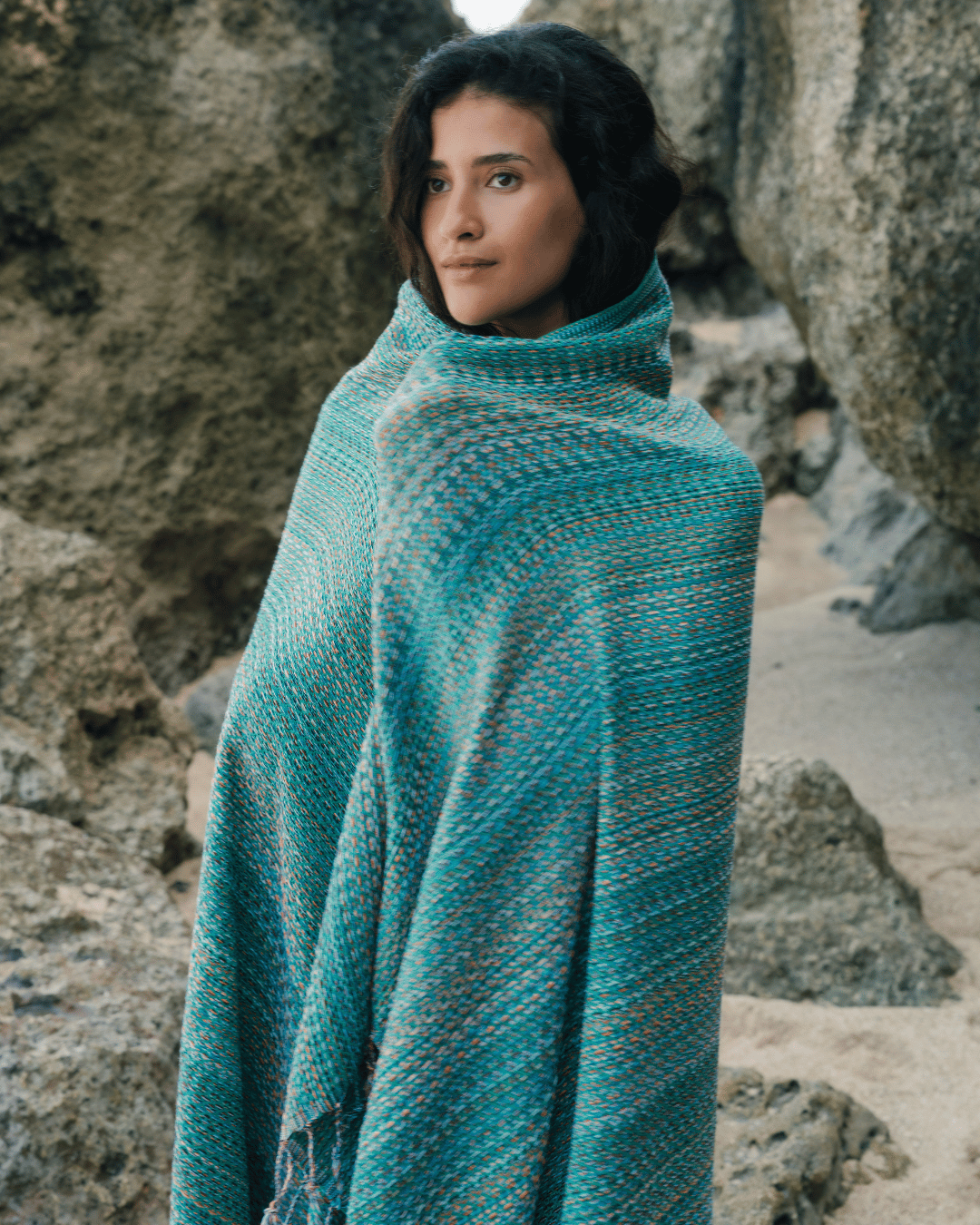 Organic Cotton Turkish Towel Coastal Sage