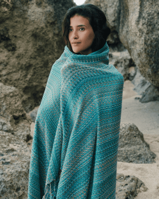 Organic Cotton Turkish Towel Coastal Sage
