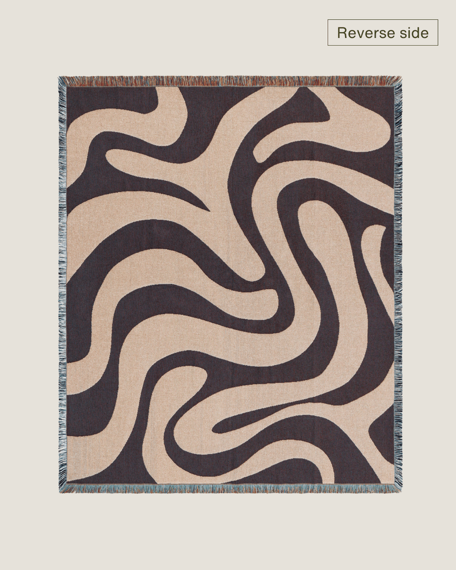 Tide Indigo blanket