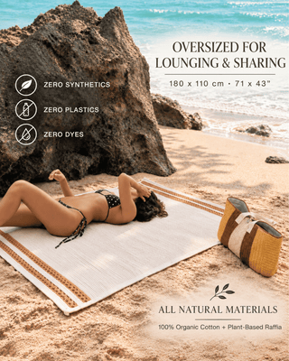 The Anywhere Mat Set - 100% Organic Cotton Undyed