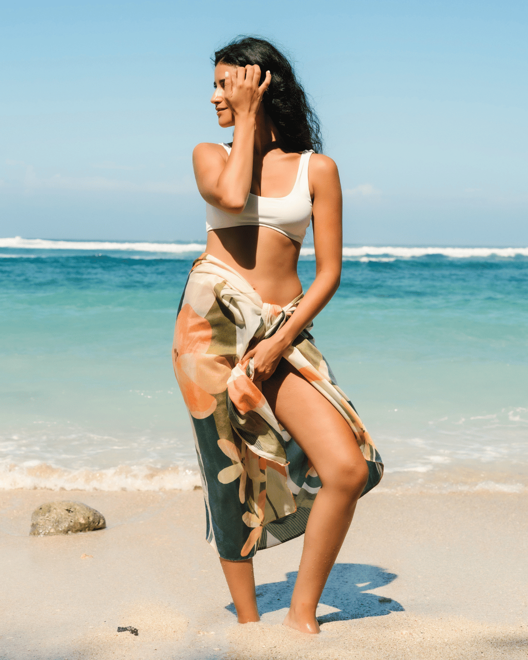 Peach Canopy Sarong