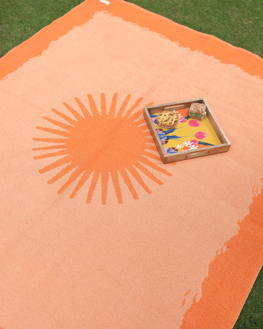 Earthen 100% Organic Cotton Rug - Dawn Apricot — Dawn Apricot — Dawn Apricot