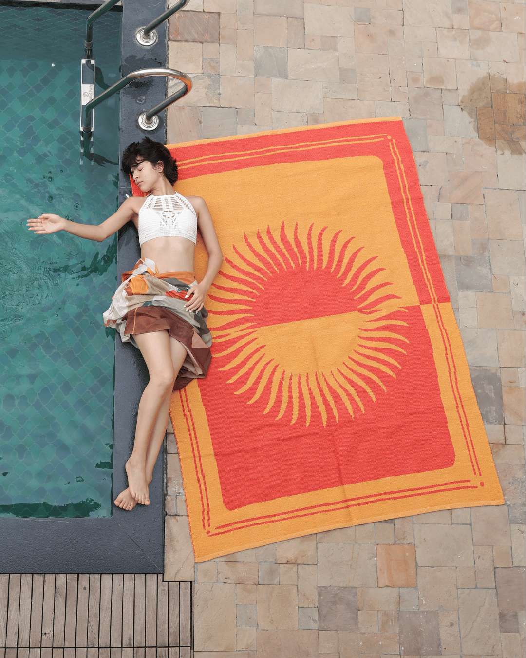 Earthen 100% Organic Cotton Rug - Solar Dawn — Solar Dawn