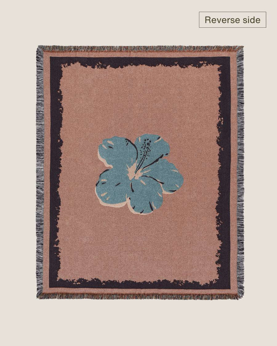 Hibiscus Lagoon blanket