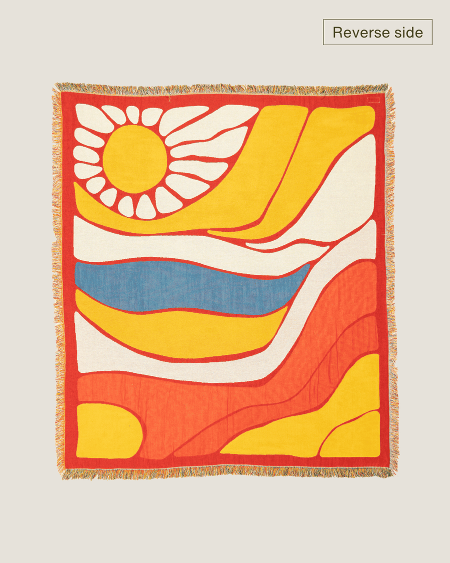 Solara Jacquard Throw - Radiant Sun
