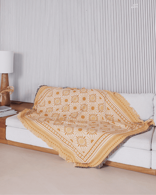 Sunflower Yellow blanket