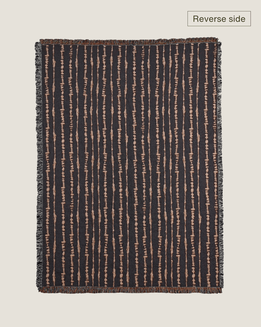 Vine Indigo blanket