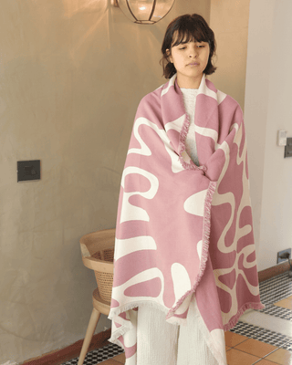 Whisperwind Bamboo Cotton Throw Wildform Rosewood