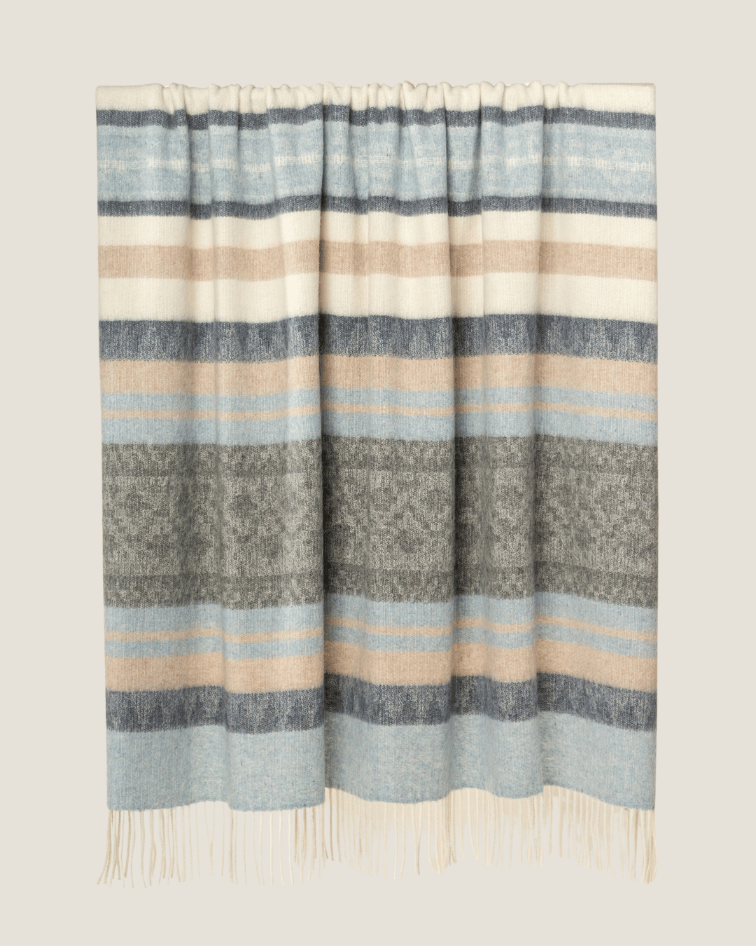 Alpaca Wool Throw Sky Slate