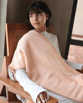 Airweave Herringbone Throw Golden Dune