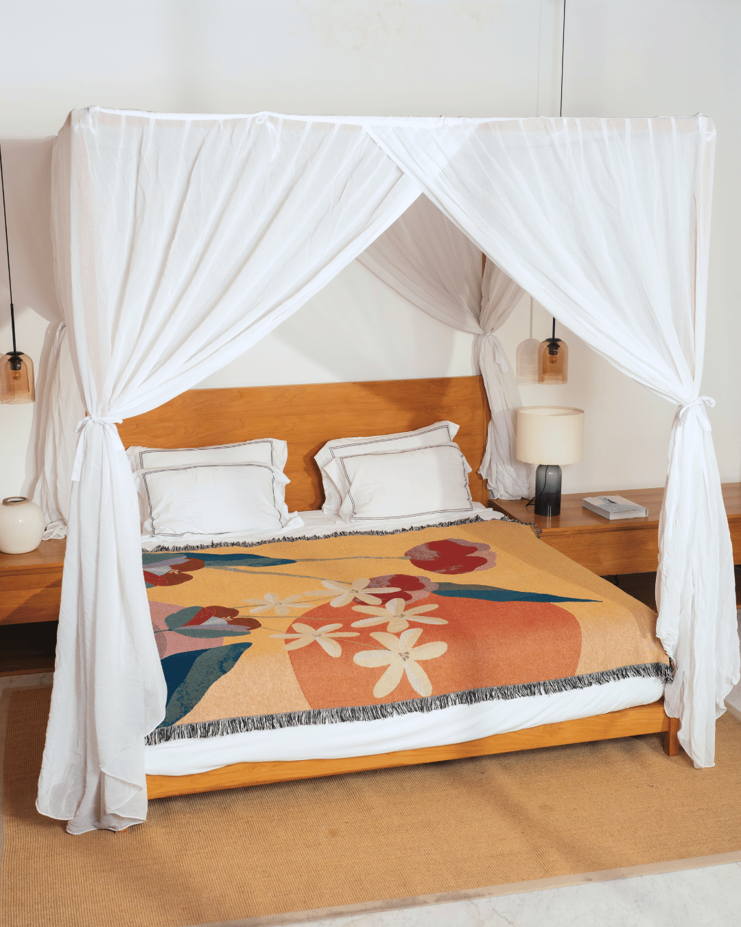 Golden Bloom blanket