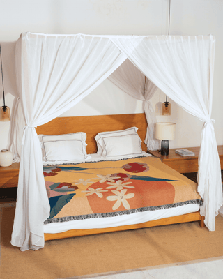 Golden Bloom blanket