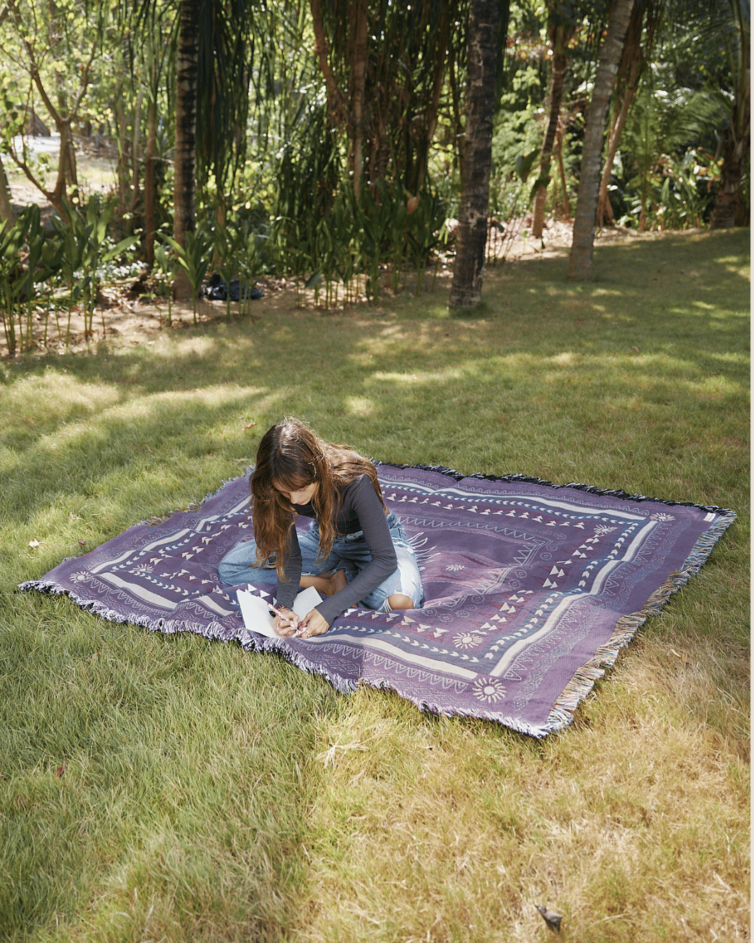 Sunset Purple blanket