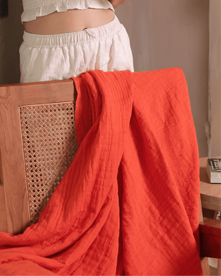 Terraverse Reversible Throw Golden Amber