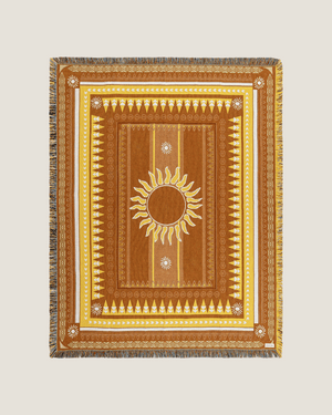 Sunset Brown blanket