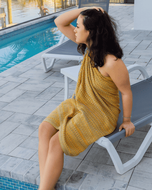 Organic Cotton Turkish Towel Sunbaked Ochre