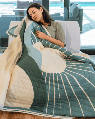 Solara Versatile Quilt - Sage Horizon
