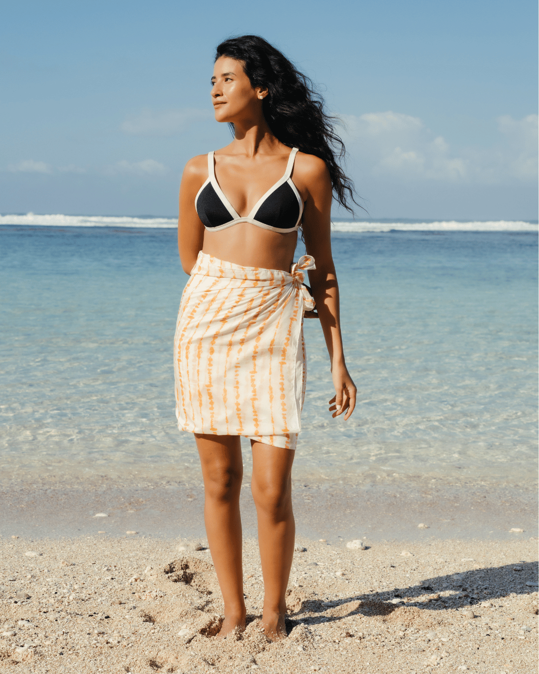 Vine Orange Sarong