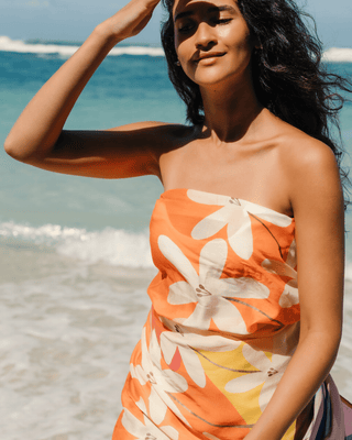 Golden Bloom Sarong