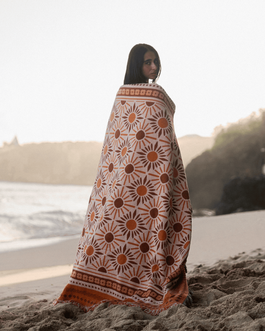 Sunflower Orange blanket