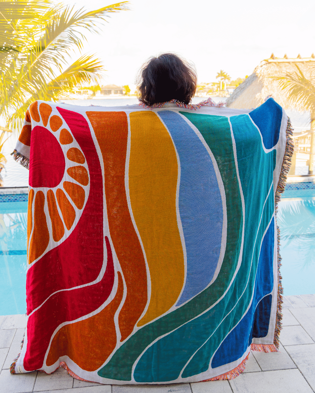 Solara Jacquard Throw - Radiant Sun