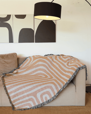 Sunset Orange blanket