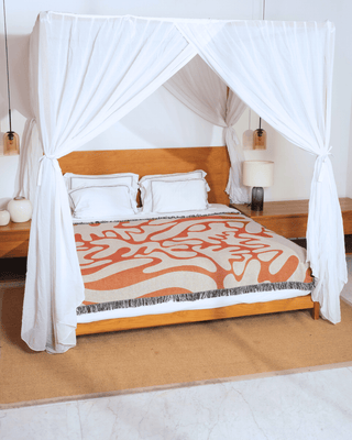 Sunset Orange blanket