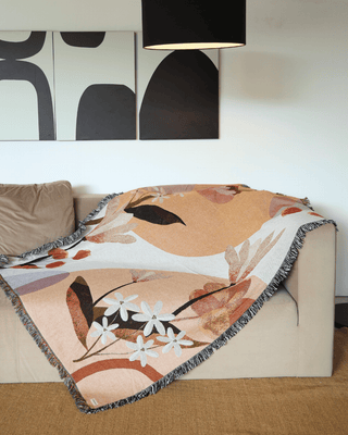 Sunset Orange blanket