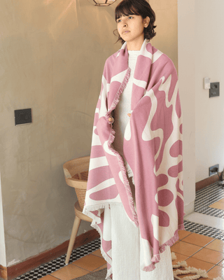 Whisperwind Bamboo Cotton Throw Wildform Rosewood