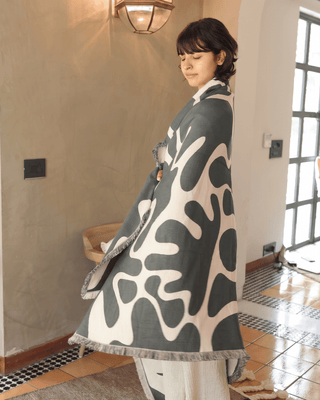 Whisperwind Bamboo Cotton Throw Wildform Onyx