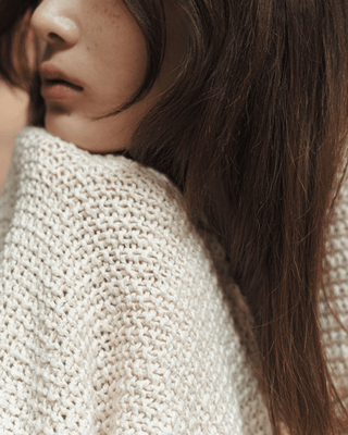 CloudKnit 100% Organic Cotton Knitted Blanket