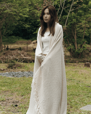 ArloKnit 100% Organic Cotton Knitted Blanket